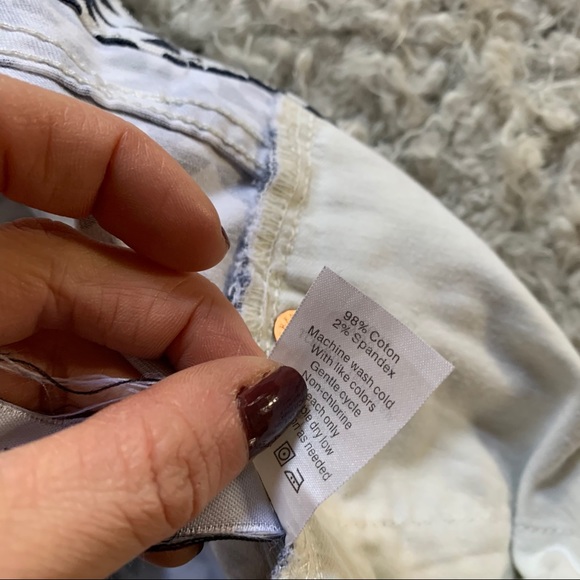 J. Crew Mid-Rise Toothpick Jean Black/White Print - Picture 10 of 13